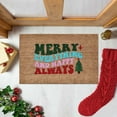 thumbnail image 5 of Bjutir Christmas Print Doormat Decoration Christmas Tree Red Truck Door Mat Christmas Tree Red Truck Merry Christmas Door Mat Holiday Rug, 5 of 5