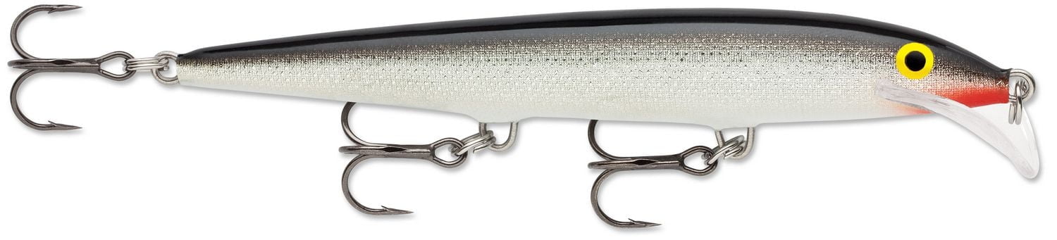 Poisson nageur Rapala Scatter Rap Minnow 4-3/8 po., Argent