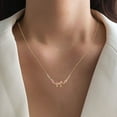 thumbnail image 4 of Womens Necklaces Trendy Women'S Jewelry Bow Zircon Necklace Adjustable Bow Beaded Chain Necklace Gold And Silver Friendship Necklace Women Fashion Necklace Necklace For All Women, 4 of 6
