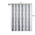 thumbnail image 4 of Cortina de ducha geométrica Caihaooo, juego de cortina de ducha de tela con gancho, juego de alfombrillas de baño, lavable a máquina, moderna, decorativa para baño, duchas, bañeras, lavado a máquina, 4 of 5