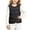 Black, variant on XYAIYT Girls Puffer Sleeveless Jackets Solid Color Fall Winter Vest Coats Button Down Warm Outerwear for Kids