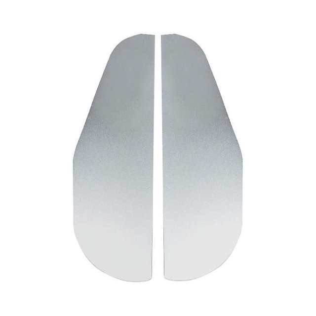Car Mirror Rain Brow, Mirror Protector Rain Brow Guard Snow Protector Gm Mirror Cover Accessories, Silver, 2 Pack