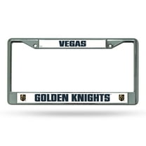 Las Vegas Hockey Golden Knights Chrome Metal License Plate Frame