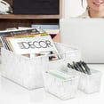 thumbnail image 2 of Sorbus Storage Box Woven Basket Bin Container Tote Cube Organizer Set Stackable Storage Basket Woven Strap Shelf Organizer Built-in Carry Handles (7 Piece - White), 2 of 7