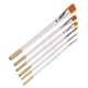 thumbnail image 5 of Juego De Pinceles De Pintura Multiusos, Mini Varilla Blanca De Nailon, Pintura Al óleo, Puntas Redondas, Puntas Planas, Juego De Pinceles De Acuarela, 6 Uds., 5 of 7