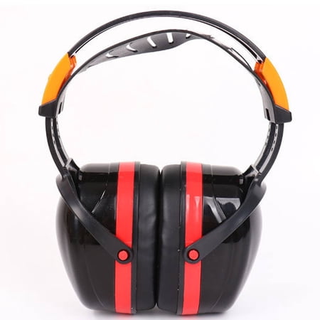 TELOLY Noise Reduction Ear Muffs Smart Noise Canceling Headphones for Shooting Hunting Travel Study Waterproof Red