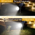 thumbnail image 5 of Teqhome 2Pcs Solar Spotlight Outdoor Dusk To Dawn Light Wall Path Lawn Garden Lamp Waterproof, 5 of 10