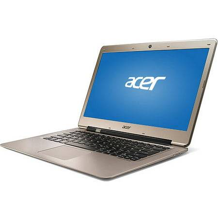 Acer Champagne 13.3" Aspire Ultrabook S3-391-6616 Laptop PC with Intel Core i3-2377M Processor and Windows 7 Home Premium with Windows 8 Pro Upgrade Option