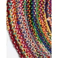 thumbnail image 4 of 100% Cotton Farmhouse Rugs for Living Area Rug Hand Braided Round Rustic Rugs for Bedroom, Kitchen, Living Room Diamond Rug Carpet (3x3 Square Feet (36x36 Inch), 4 of 4
