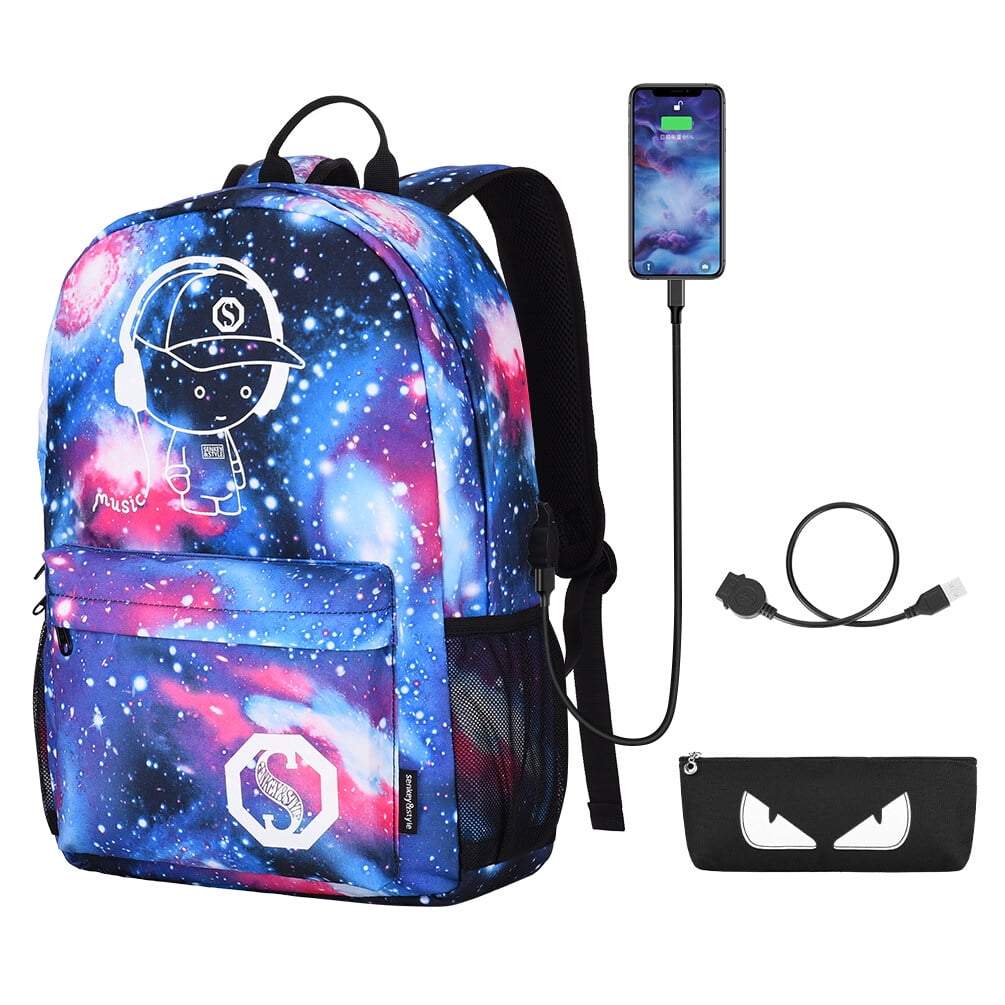 Vbiger School Bag Nylon Shoulder Daypack Children School Backpacks with ...