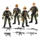 thumbnail image 1 of 4x articulaciones móviles del juguetes de acción modelo personaje juguete educativo para niños perfke Juguetes de soldado en miniatura, 1 of 9