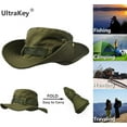 thumbnail image 2 of YooGuoGuo Outdoor Wide Brim Sun Protect Hat, Double Layer Classic US Combat Army Style Bush Jungle Sun Cap for Fishing Hunting Camping, 2 of 7
