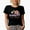 Black, variant on Kiss Me I'm Irish, Retro St. Patrick's Day Gift, Black T-Shirt, Medium