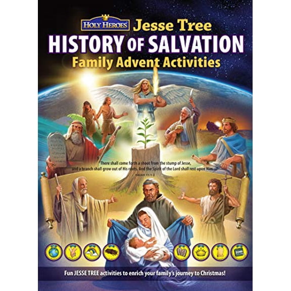 Pre-Owned Jesse Tree "History of Salvation" Advent Activity Book Paperback