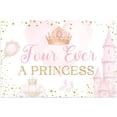 thumbnail image 6 of 6x4FT Four Ever a Princess Backdrop Princess 4th Birthday Photography Background for Girls Crown Castle Fairy 4 Years Old Bday Party Party Decorations Banner Supplies Photo Booth Props, 6 of 6