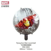 Aluminum film Marvel-themed balloon Spider-Man decorative background arrangement cartoon Captain America Iron Man birthday party