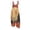3# Orange, variant on Halloween Jumpsuits for Women Linen Oversized Sleeveless Dressy Floral Print Adjustable Strap Rompers