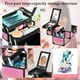 thumbnail image 4 of Estuche organizador de estuches de maquillaje GALHUBIS Makeup Train, negro, 4 of 8