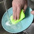 thumbnail image 4 of Silicone Sponge Dish Washing Kitchen Scrubber 5 Pack Reusable Dish Washing Cleaning Sponges Double-Sided Multipurpose Non Stick Silicone Dish Sponges for Dishes Fruit Vegetable, 4 of 8