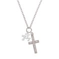 thumbnail image 2 of Delight Jewelry Three Lucky 7s I Set You Apart Engraved Cross Zoey Necklace, 28", 2 of 4