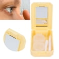 thumbnail image 4 of Caja De Soporte Para Lentes De Contacto, Silicona Diseñada En La Parte Superior De Las Pinzas Caja De Lentes De Contacto Para Viajes Para El Hogar Para Exteriores Para El Trabajo Cergrey 1#, 4 of 8