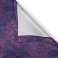 thumbnail image 6 of Ambesonne Ethnic Valance & Curtain, Paisley Flower, 55"x45", Dark Blue Purple, 6 of 6