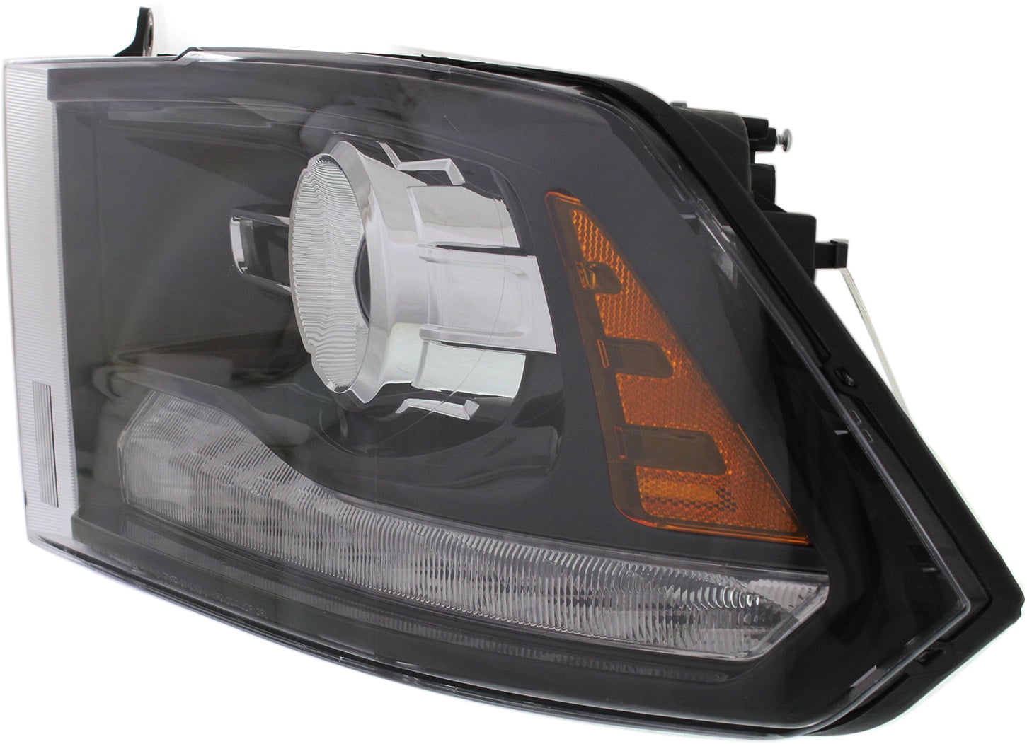 Headlight Compatible With 2013-2018 Ram 1500 2500 Left Driver Halogen With bulb(s)