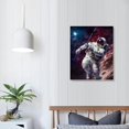 thumbnail image 3 of General Inspirational Wall Art for Outer Space Motivational Canvas Print Astronaut with Planet Creative Picture Framed Artwork 16x20in 16x20in, 3 of 3