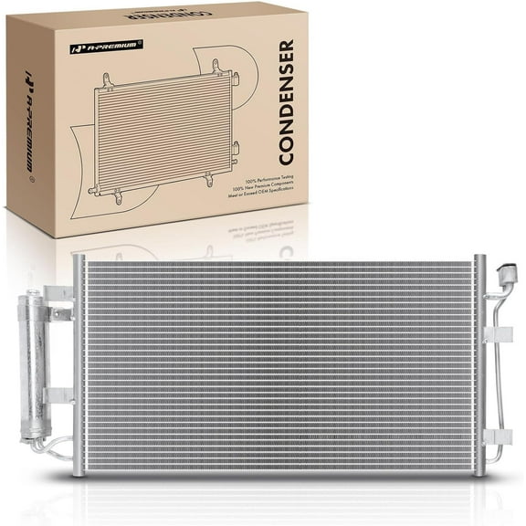 A-Premium Air Conditioning A/C Condenser Compatible with Nissan LEAF 2011-2012 ELECTRIC, Replace# 7-3944, 921003NA0A
