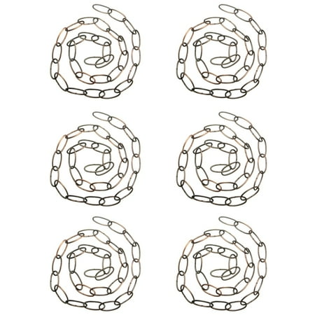 

6Pcs 1M Heavy Duty Chain for Vintage Chandelier Hanging Lamp Red