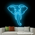 thumbnail image 4 of Handmadetneonsign Elephant Line Art Neon Wall Sign, Elephant Wall Art Decor, Ranch Wall Decor, Animal Led Wall Sign 58344, 4 of 5
