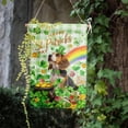 thumbnail image 7 of Beagle St Patricks House Flags 28x40 Double Sided Dog St Patricks Day Lawn Flag Buffalo Plaid Shamrock Flag Outdoor Rainbow St Patrick Day Garden Flag Large, 7 of 7