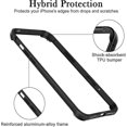 thumbnail image 2 of Aluminum Frame Metal Bumper Frame Case Compatible Iphone 14 Pro Max/14 Pro/14 Plus Metal Frame Armor Edge, 2 of 5