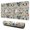 Light Blue Chicken, variant on Long Mouse Pads for Desk,White Chicken Heart Pattern Desk Mats on Top Of Desks, Desk Mouse Pad Extra Large with 3mm Non-Slip Base and Stitched Edge for Gaming,Office,Work,Home 31.5x11.8in