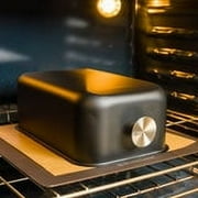 Brod & Taylor 12.5 x 8 Batard (Oval/Rectangle) Baking Shell - Lightweight Anodized Aluminum Shell Contains Heat and Moisture for Amazing Sourdough Loaves
