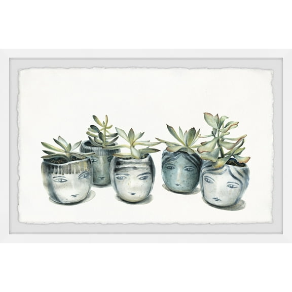 Marmont Hill Watch Us Grow Ii Framed Wall Art, 12.00" x 1.50"