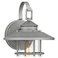 thumbnail image 4 of Quoizel Lombard 1-Light Antique Brushed Aluminum Outdoor Wall Lantern, 4 of 5