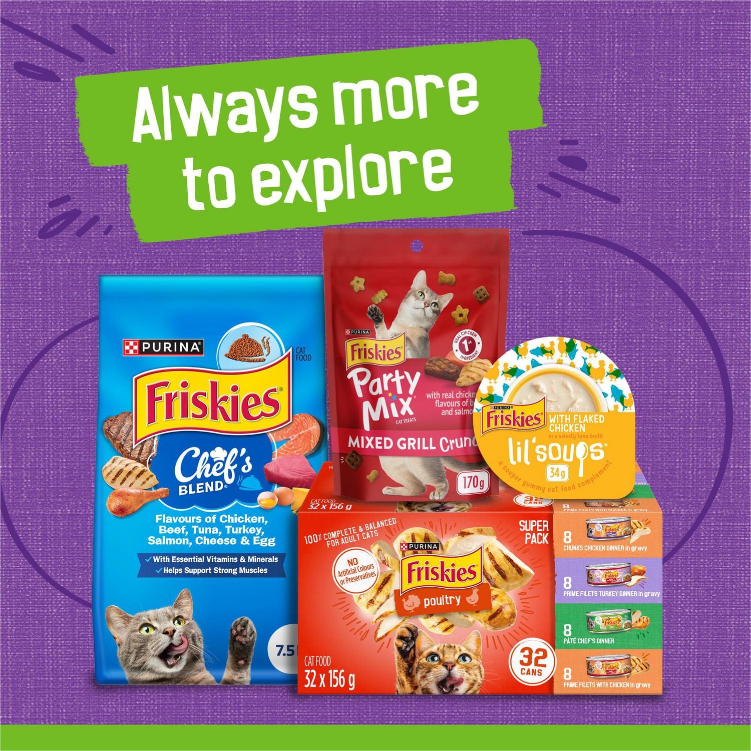 Friskies Pate Turkey & Giblets Dinner, Wet Cat Food 156g