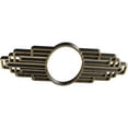 thumbnail image 2 of 18"W x 9"H x 8 1/2"IH x 5"IW x 1/2"P Elizabeth Architectural Grade PVC Pierced Ceiling Medallion, Antiqued Brass, 2 of 10