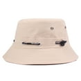 thumbnail image 2 of Visland Bucket Hat Unisex Fishing Men Women Casual Solid Color Sun Cap for Outdoor Travel, 2 of 8