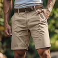 thumbnail image 2 of Shorts for Men Sports Fitness Outdoor Zipper Pockets Button Solid, 2 of 7