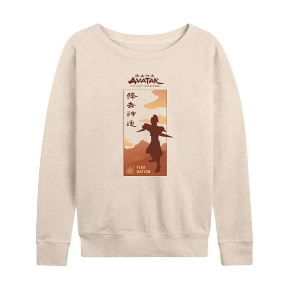 Avatar - The Last Airbender - Fire Nation - Women's Lightweight French Terry Long Sleeve Shirt