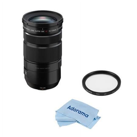 UPC: 0192223222168 | XF 18-120mm f/4 LM PZ WR Lens  Black with 72mm Multi Coated UV Slim Filter  Cleaning Cloth