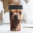 thumbnail image 6 of Fuzoiu Vintage Red Flower Chihuahua Print Stainless Steel Travel Mug,Vacuum Insulated Coffee Travel Mug,Reusable Coffee Cup for Hot and Cold, 6 of 8