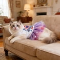thumbnail image 4 of FeiFu 4th of July Girl Dog Dress with Independence Puppy Clothes for Small Dog 1st Independent Day Outfit Patriotic Pet Princess Skirt, 4 of 6