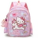 thumbnail image 1 of Mochila escolar de dibujos animados de Hello Kitty para niños, estudiantes de escuela primaria, mochilas de grado 1-3, guardería, bolsa de clase grande para niños y niñas QYM unisex, 1 of 2
