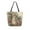 Nostalgic Christmas Atmosphere, variant on Open Top Canvas Tote Bag with Zipper Reusable Shopping Bag 13.5x15" Roomy Carryall Nostalgic Christmas Atmosphere