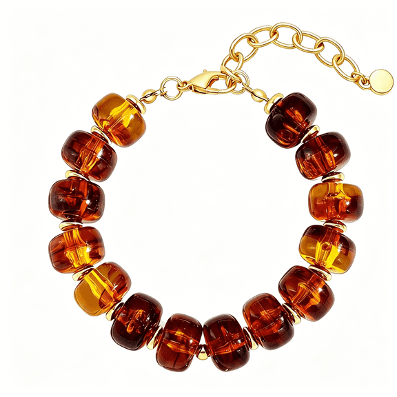 DESIGNICE Chunky Beaded Bracelets for Women Boho Multicolor Acrylic Resin Beads Bracelet Adjustable Statement Bracelet Summer Beaded Jewelry