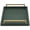 Green-17" x 12" x 2.5", variant on Square Shagreen Leather Serving Tray Black 20" x 20" x 3" For Ottoman and Living Room Use