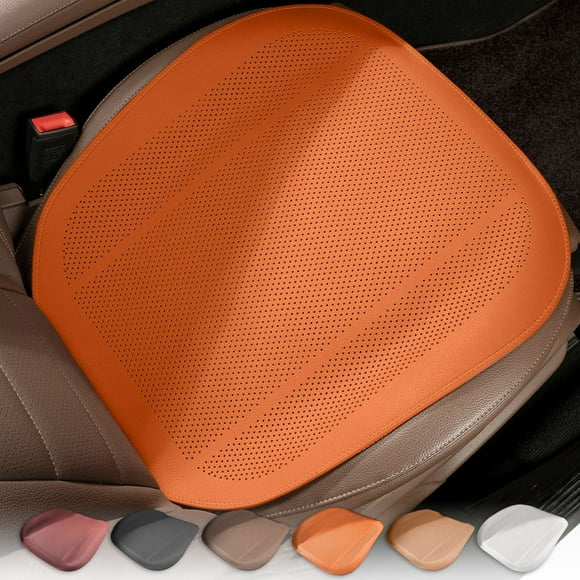Bowayaoa Coussin de Siège Auto en Maille Respirante, Demi-Paquet, Housse de Siège Confortable pour Quatre Saisons, Coussinet de Siège Auto Ventilé pour Soutien à la Conduite